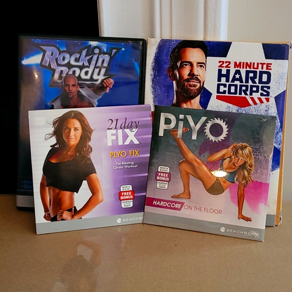 Lot of 4 Beachbody Workout DVDs